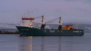 Eemslift Hendrika arriving at the Port of Belfast on January 19th 2023 [upl. by Cate489]