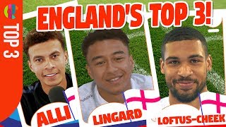 Jesse Lingard Dele Alli amp Ruben LoftusCheek reveal their Top 3s [upl. by Einned]