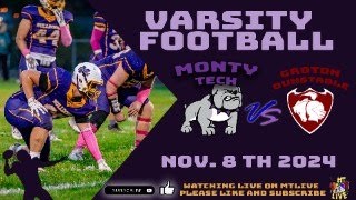 Boys Varsity Football Monty Tech Vs Groton Dunstable 11 8 2024 [upl. by Sanjiv346]