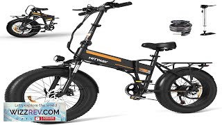 HITWAY Electric Bike for Adults 20quot x40 Fat Tire Electric Bicycle Review [upl. by Vidovic]