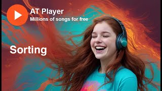 Sorting Songs in AT Player A Quick Guide [upl. by Ybrek]