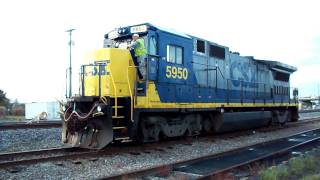 CSX B408 Startup [upl. by Merrile]