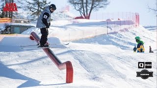 Snowpark Alta Badia – Extensive Freeski Session [upl. by Sirrot146]