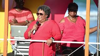 Political Leader Prime Minister Mia Mottley speaking at Heroes Day East Coast Picnic Apr 29 2024 [upl. by Ahtnams671]