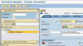 How to create an SAP workflow  Create Task Part 1 of 4 [upl. by Etyam]