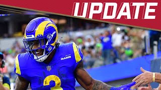 Rams starting RB Cam Akers will be inactive today vs 49ers due to trade speculation 👀 [upl. by Croom]