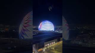 Las Vegas Sphere view from High Roller lasvegas viralvideo funny [upl. by Asecnarf]