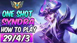 HOW TO PLAY SYNDRA  Best Build amp Runes  S Gameplay  League of Legends  Diamond Syndra Guide S14 [upl. by Lrad]