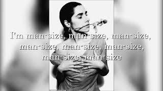 PJ Harvey  ManSize lyrics [upl. by Corie]