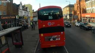 Bus Route 25 From Ilford to City Thameslink Station [upl. by Ttelracs337]