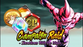 HOW TO GET MAJIN CAMPAIGN RAID MEDALS CAMPAIGN RAID VS KID BUU EVENT GUIDE DB LEGENDS [upl. by Iatnahs]