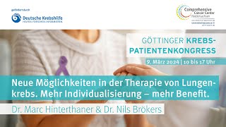 Krebspatientenkongress  Neue Möglichkeiten in der Therapie von Lungenkrebs [upl. by Sydel]