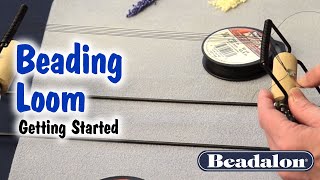 Beading Loom  Getting Started [upl. by Zahara324]