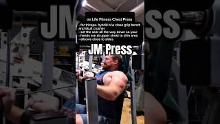 Stier Tricep exercise JM Press machine mod [upl. by Moitoso]