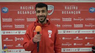 Ismaïl Haddou Racing Besançon  AS FurianiAgliani  quot On a été présent dans les duels quot [upl. by Pahl980]