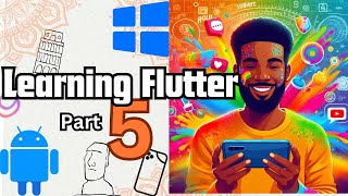 PART 5 Flutter for App Development 🔴 LIVE 🔴 [upl. by Atteuqahs]