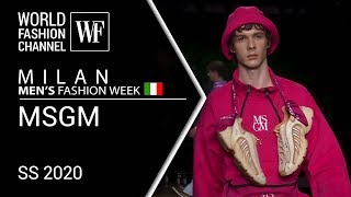 MSGM  Milan MEN’S fashion week SS 2020 [upl. by Eellah]