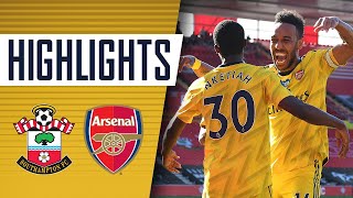 HIGHLIGHTS  Southampton 02 Arsenal  Premier League  June 25 2020 [upl. by Heins]