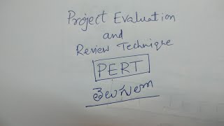 Project Evaluation and Review Technique PERT   in Telugu   BSc Statistics [upl. by Sialac]