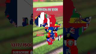 Africa in 1914 africa mapping history fyp shorts [upl. by Eek]