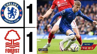 Chelsea vs Nottingham Forest 11  All Goals and Extended Highlights  premier league 202425 [upl. by Templa962]