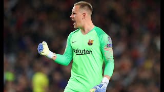 Las mejores atajadas de Ter Stegen [upl. by Lourie]