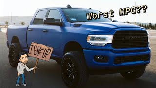 2019 Ram 2500 64 HEMI REAL WORLD MPG True MPG test [upl. by Armil93]