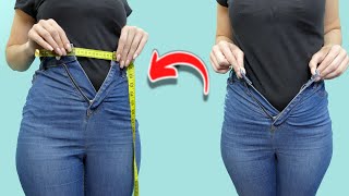 How to upsize jeans in the waist for 10 minutes [upl. by Ellerret]