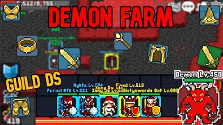 Farm Demon  Drops Guild Disturbed  Rucoy Online [upl. by Kilah]