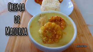 Crema de Mazorca Sopa de ChocloRecetas con MazorcaEloteMazorca de Maíz [upl. by Aileon74]