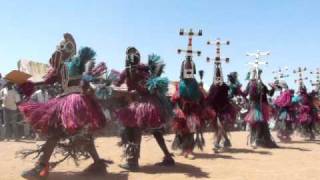 DOGON TRIBAL MASK DANCE [upl. by Zoila]