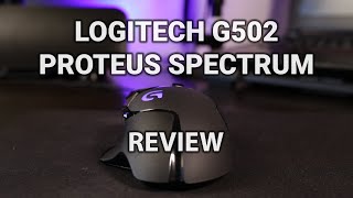 Logitech G502 Proteus Spectrum Review  Best wired gaming mouse 2016 [upl. by Spanjian]