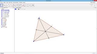 02 Medianas y baricentro de un triángulo [upl. by Annail]