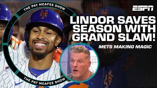 METS MAKING MAGIC 🪄 Francisco Lindor SAVES season with grand slam  The Pat McAfee Show [upl. by Eihtak298]