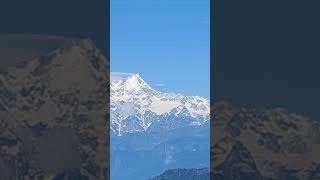 Kanchenjunga view kanchenjunga sikkim beautifultravelnaturemountain ytshortsviralyoutube [upl. by Modesta483]