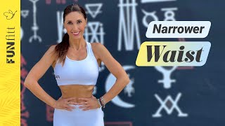 Quick WaistTrimming Bodyweight Exercises for Busy Women  FUNfitt with Susanayabar [upl. by Sacttler217]