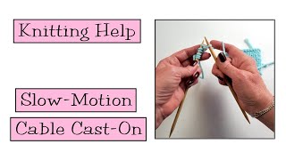 How to Cable Caston Technique  Casting on in the middle of your knit project [upl. by Takken]