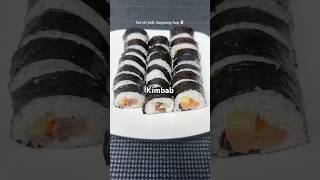 Making kimbap food recipe kimbap foodie resep masakanrumahan cooking yummy asianfood tasty [upl. by Cadmarr]