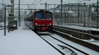 Les Trains à Lyon PartDieu sous la neige [upl. by Arnst766]