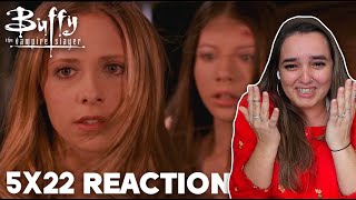 BEST FINALE EVER BUFFY THE VAMPIRE SLAYER 5x22 REACTION l The Gift [upl. by Ecyarg]