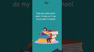 1Minute Prayer for School Success  Kids Prayer [upl. by Antonietta]