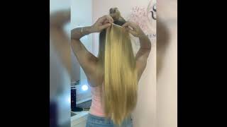 😍Cuánto cuestan las extensiones de cabello extensiones de cabello con clip como poner [upl. by Nylareg838]