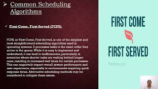 Application of Scheduling in Processing for the Operating System Operating System [upl. by Aicnilav]