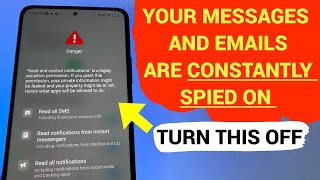 MESSAGES and EMAILS on YOUR PHONE BEING SPIED ON TURN THIS OFF [upl. by Neelloj]