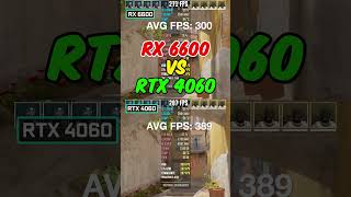 RX 6600 vs RTX 4060  Who Wins benchmark [upl. by Aikym217]