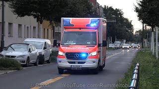 RTW 53001 BF Berlin FW Treptow  Berlin fire department ambulance responding GER  1392022 [upl. by Cullan198]