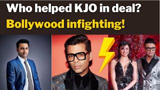 Who helped KJO in deal Bollywood infighting [upl. by Moulden]