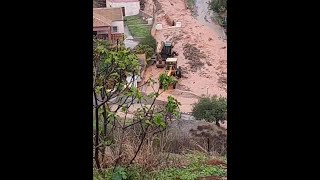 Más de 140 viviendas inundadas en Almogía por las fuertes lluvias [upl. by Chari548]