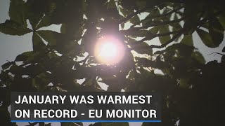 January was warmest on record  EU monitor [upl. by Dubenko345]