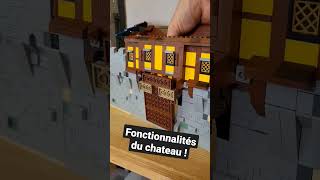 Des fonctionnalités jouables intégrées au château modulair lego castle wargames modular knight [upl. by Vod]